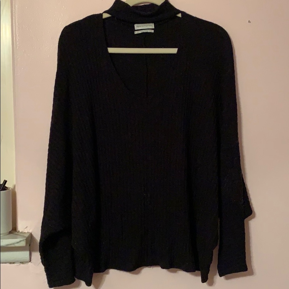 Black long sleeve sweater